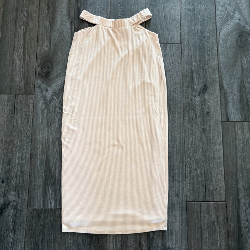 AFRM Ribbed Halter Dress